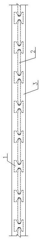 一种实腹式非对称翼缘工字型截面插板桩护岸结构的制作方法