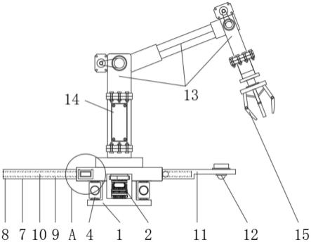 一种用于机器视觉的缺陷成品标签替换用取料机械臂的制作方法