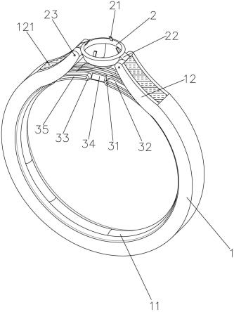 一种方便使用的戒指戒托的制作方法