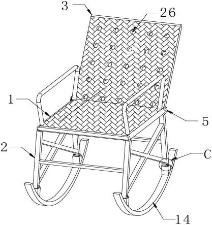 一种高度可调的多功能藤椅的制作方法