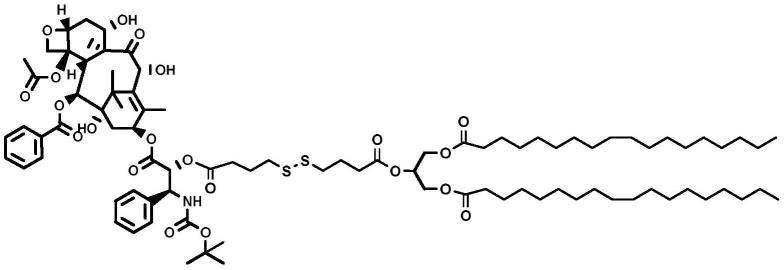 多西他赛-硬脂酸甘油三酯前药及其脂质制剂的制备的制作方法
