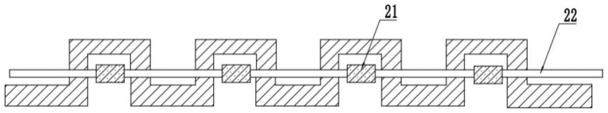 一种CIGS电池组件旁路二极管串结构的制作方法