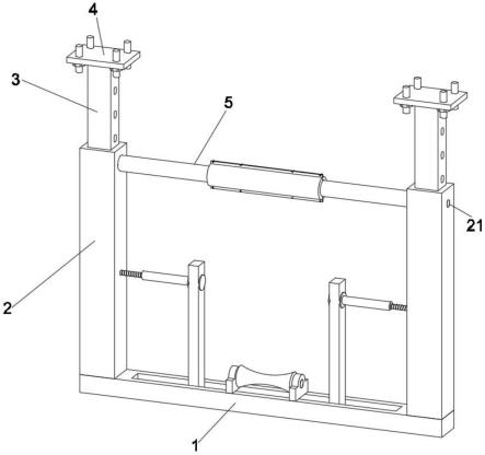一种建筑管道的吊顶安装固定架的制作方法