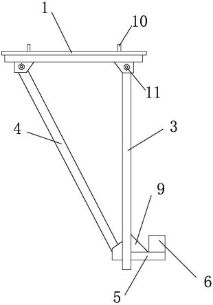 一种可组装循环利用的电梯井可提升式定型钢平台的制作方法