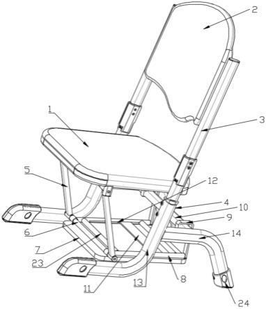 一种可折叠的午休椅的制作方法