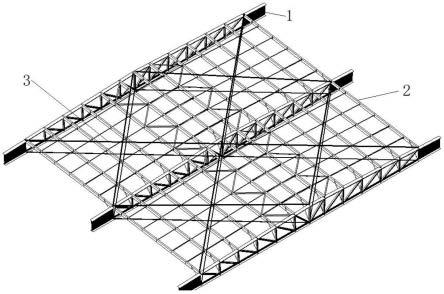 一种滑移胎架负载的稳态单元屋架结构的制作方法
