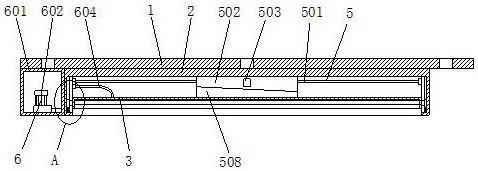 一种断桥铝合金门窗用的隔音装置的制作方法