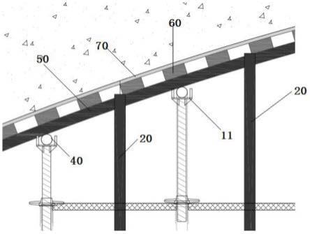 一种拱圈模板支撑系统及其施工方法与流程