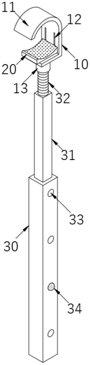 一种可调节旁路线夹作业长度的推杆方管的制作方法