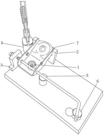 一种转椅底盘活动座调节杆自动焊接夹具的制作方法