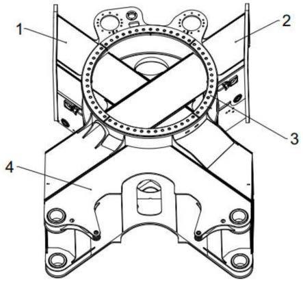 一种分体式混凝土泵车底座及其自动化焊接生产线和方法与流程
