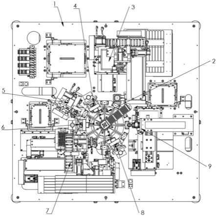 压电晶体元器件点胶机的制作方法