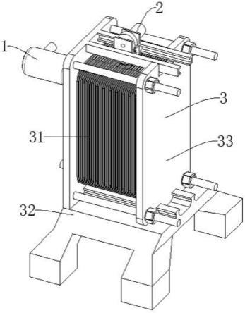 一种空压机余热利用专用板式换热器的制作方法
