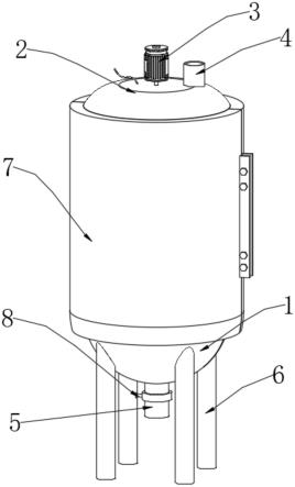 一种防水涂层胶生产用防粘附中间罐的制作方法
