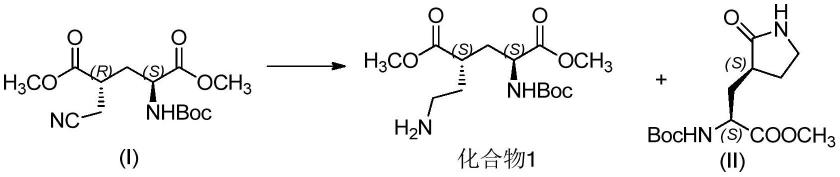 制备(S)-2-(BOC-氨基)-3-[(S)-2-氧代-3-吡咯烷基]丙酸甲酯的制作方法