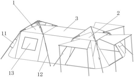 一种可以快速搭建的帐篷的制作方法