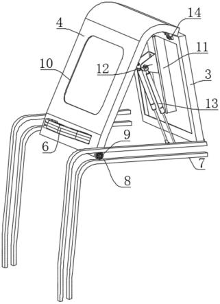一种可自动垂直打开或关闭的数控车床安全门的制作方法