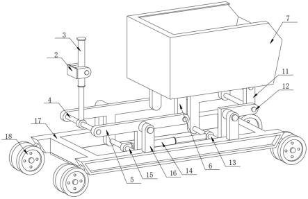 一种送料RGV小车带重量测量的装置的制作方法