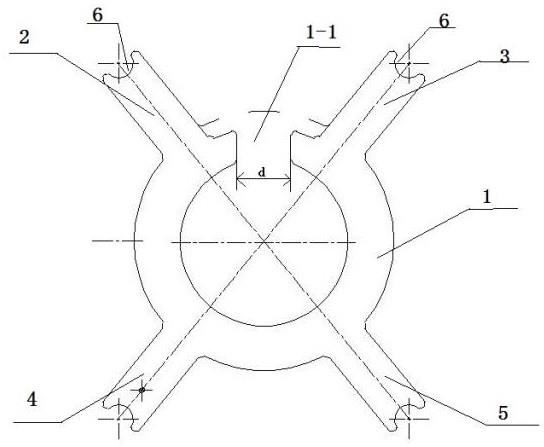 一种固定互感器二次线圈的支撑结构的制作方法