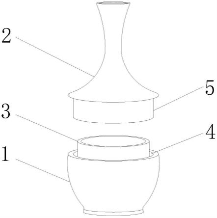 一种防漏水陶瓷花瓶的制作方法