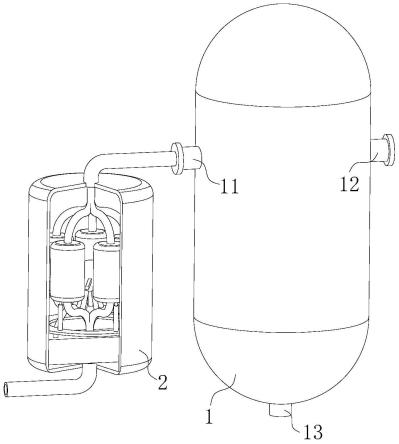 一种废油裂解精馏气液分离设备及分离方法与流程