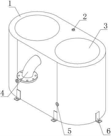 喷油螺杆真空泵分离桶的制作方法