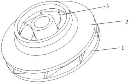 C型叶片进口边形式的离心泵叶轮