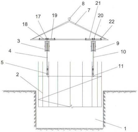 可垂直地将钢筋笼吊入灌注桩桩孔的吊具装置的制作方法