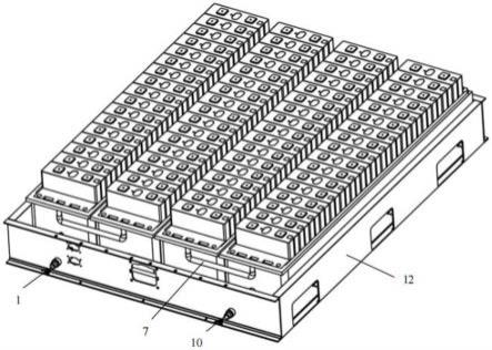 用于电池模组的三面液冷结构及电池模组的制作方法