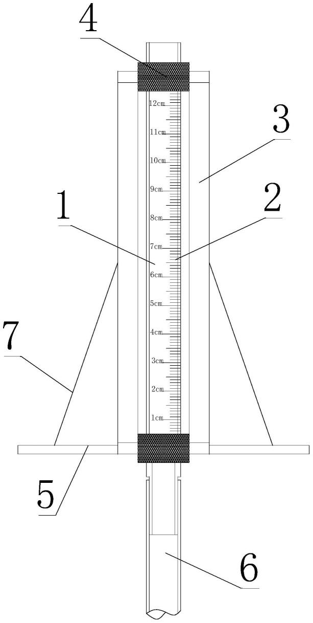一种塔吊基础不均匀沉降监测仪的制作方法