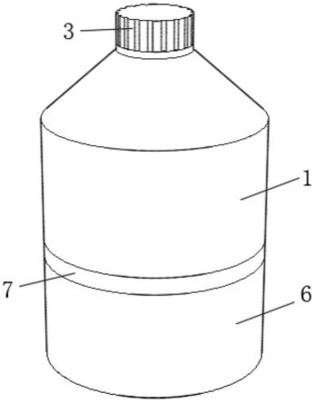 一种干湿分离的污水检测用样品瓶的制作方法