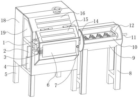 一种二手回收钢筋防锈预处理用的钢筋调直机的制作方法