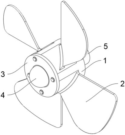一种耐磨型铜合金复合螺旋桨桨叶的制作方法
