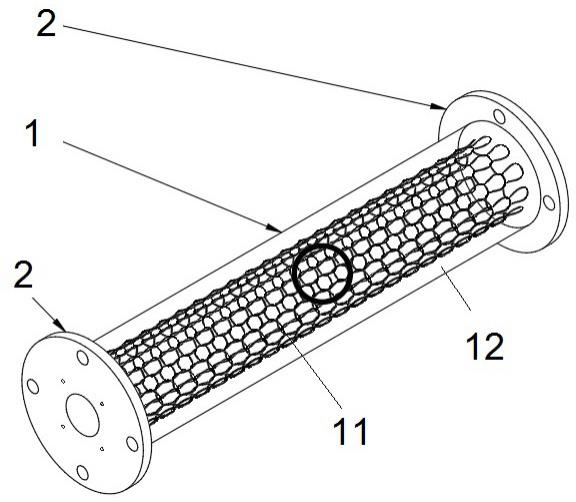 一种基于纬编织平针组织金属骨架的复合管材及制备方法