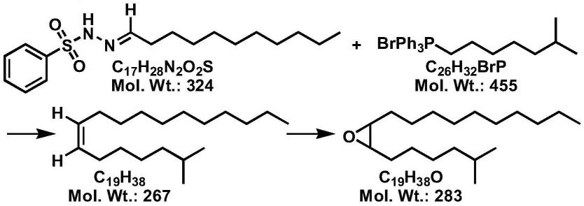 一种顺-2-甲基-7-十八烯以及顺式-7,8-环氧-2-甲基十八烷的合成方法与流程