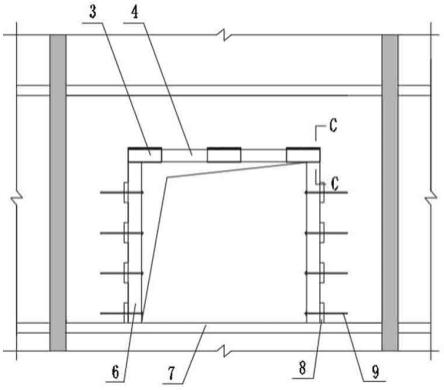 一种砌体结构开洞加固方法及其施工的加固钢结构与流程