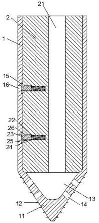 一种可调式螺杆桩钻头结构钻进形成螺杆桩的施工方法与流程