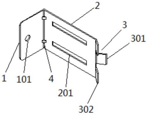 一种装配式双空腔隔墙用支撑卡件结构的制作方法
