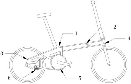 一种防锈的折叠自行车的制作方法