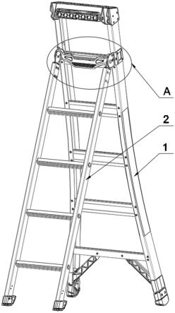 一种梯子的单手解锁结构的制作方法