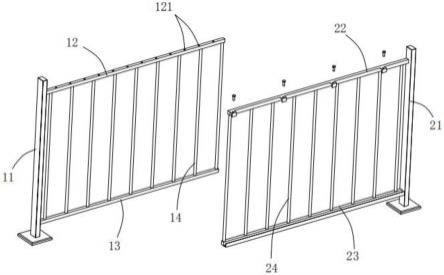 一种可自动伸缩定型的临边防护栏杆的制作方法