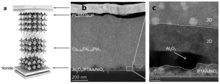 一种自下而上的2D/3D钙钛矿异质结及其制备方法和在钙钛矿太阳能电池中的应用