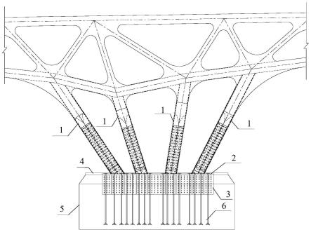 一种连续刚构钢桁梁桥钢混结合段结构的制作方法