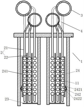 一种易维修的高效相间式螺旋管紧凑换热器的制作方法
