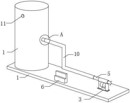 溶出隔膜泵新型喂料装置的制作方法