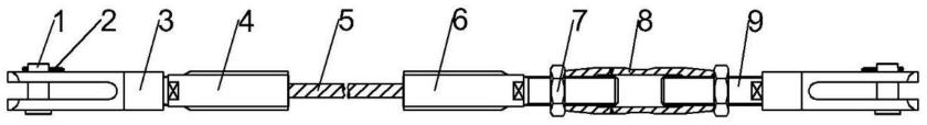 预应力钢绞线滚压组合型拉索及其制作方法与流程