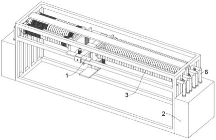 一种电机泵壳体铸造设备的双轴线设备架体的制作方法