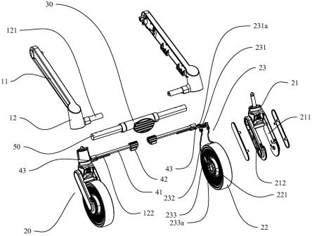一种具有同步刹车结构的婴儿推车的制作方法