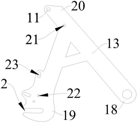 一种A字形电动自行车后叉支架的制作方法