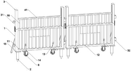 一种畜牧养殖业安全栅栏装置的制作方法